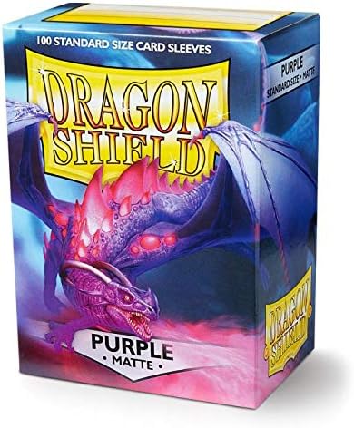 Dragon Shield AT-11009 Matte Standard Size Sleeves 100Pcs - Purple