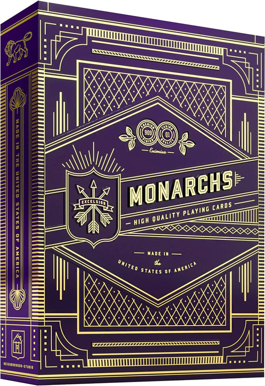 Theory11 Monarchs Playing Cards, Purple